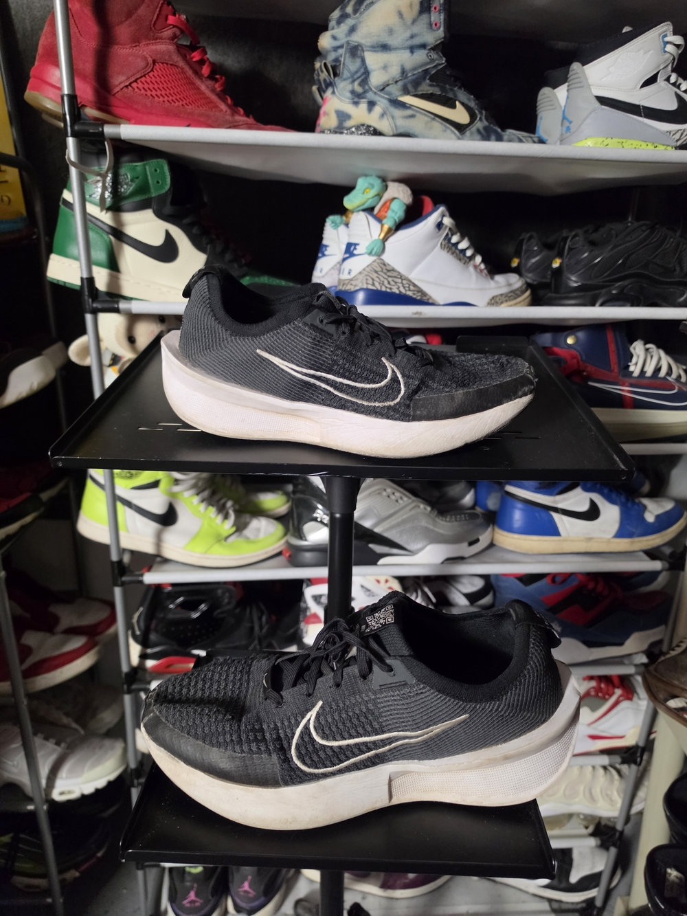 🔥 Nike Interact Run Black/White Men's Size 9 Lightweight Running Shoes